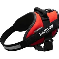 JULIUS K-9 K9 IDC sele, str.: 0, rød 58-76 cm