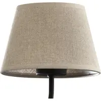 TK Lighting Vegglampe Chicago med skjerm i lin