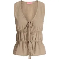 Jack & Jones Almira Linen Jjxx Ermeløs Bluse
