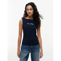 Tommy Hilfiger Ww0ww50947 Ermeløs T-skjorte