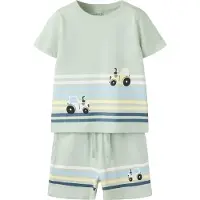 Name it Shorts Sett - NmmHectors - Pale Aqua - - 3 år (98) - Shorts