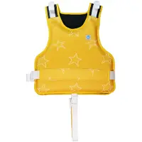 Splash About Svømmevest - Justerbar - Yellow Stjerner - - 6-10 år (116-140) - Svømmevest