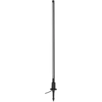 LINDBY LED-gatelampe Neano, 120 cm, svart, metall, IP65