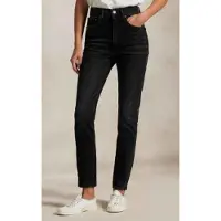 Ralph Lauren for woman. 211969406001 Super Slim high rise jeans black (24/32), Casual, Cotton, Denim