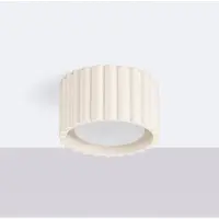 Sollux Taklampe RIBLA, beige, Ø 10 cm, metall, GX53