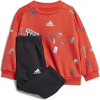 Adidas Joggedress - I Bluv Jogger - Rød/Svart - - 74 - Joggedress