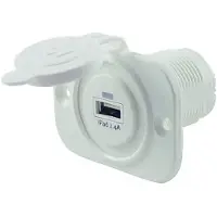 Talamex Enkelt Usb-uttak Med Innfelt Ramme 2.4a