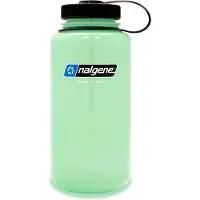 Nalgene wide mouth sustain, Drikkeflaske, 1000 ml, Green Glow
