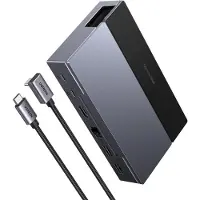 UGREEN CM800 6-IN-1 USB-C DOCKING STATION, Dokking, 100 W, Grå