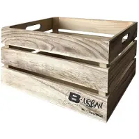 B-urban Willow Wood L Kurv