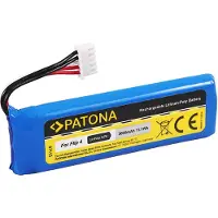 PATONA 6711, Oppladbart batteri, Blå, JBL, Flip 4, Lithium-Ion (Li-Ion), 3000 mAh