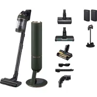 Samsung Bespoke Jet Plus Complete Extra trådløs støvsuger med Clean Station – Woody Green