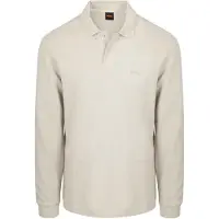 BOSS for man. 50520710 Polo Grid Structure beige (XL), Casual, Cotton, Long sleeve