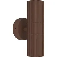 Eglo Utendørs vegglampe Tomelloso, rustfarget, 20 cm metall, 2 lyskilder