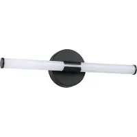 Eglo LED-vegglampe Ramola, svart, bredde 45 cm, IP44, CCT