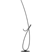Eglo LED-gulvlampe CARDONCITO, svart, høyde 130 cm, CCT
