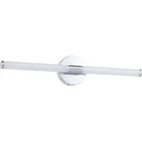 Eglo LED-vegglampe Ramola, kromfarget, bredde 60 cm, IP44, CCT