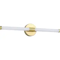 Eglo LED-vegglampe Ramola, messingfarget, bredde 60 cm, IP44, CCT