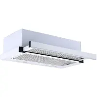 Scandomestic KHP60300A - Panser - teleskopisk - bredde: 60 cm - dybde: 28 cm - ekstraksjon og resirkulasjon (-) - med intern motor