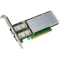 Intel Ethernet Network Adapter E810-CQDA2 - Nettverksadapter - PCIe 4.0 x16 - 100 Gigabit QSFP28 x 2
