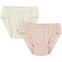 Petit Bateau Truser - 2-pack - Hvit/Rosa - - 6 år (116) - Truser
