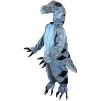 Den Goda Fen Kostymer - Dinosaur - Blå - - 4-6 år (104-116) - Kostymer