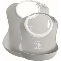 BabyBjörn Smekke - 2-pack - Grå - - OneSize - Smekke