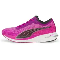 Puma Deviate NITRO Women's Running Shoes, Shoes, Deep Orchid/Black/Metallic Silver, 42