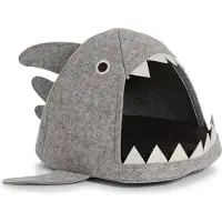Zeller Cat House - Ryklio lova, vilt/filth, grå, 45x38x32 cm -