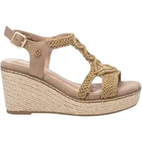 Xti for woman. 14283403-BEIGE Sandals 142834 brown (40), 8 to 10 cm, Buckle, Casual