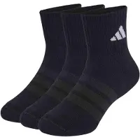 Adidas Ankelsokker - 3-pack - Svart m. Hvit - - 31/33 - Sokker