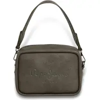 Pepe Jeans for woman. PL0300004 Bassy Code green shoulder bag (OSFA), Casual, Polyurethane
