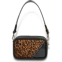 Pepe Jeans for woman. PL0300019 Keyra Leo handbag black (OSFA), Casual, Polyurethane