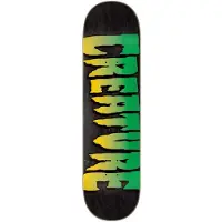 Creature Logo Stumps Assorted 8.25" Skateboard Deck grønn