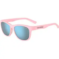 Tifosi SWANK briller sateng krystall blush (1 glass Smoke Bright Blue 11,2 % lystransmisjon) (NY)