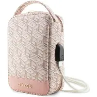 GUESS Veske GUHBHGCFSEP Organizer rosa/rosa GCube Stripe