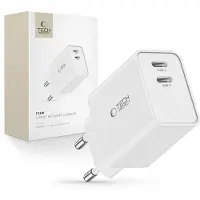 Tech-Protect C35W AC Charger 2x USB-C PD 35W - White