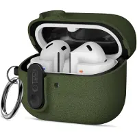 Tech-Protect Slim Hook-etui for Samsung Galaxy Buds 3 / 3 FE / 3 Pro - Grønn