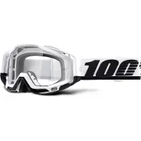 100% Goggle 100% RACECRAFT STUU (gjennomsiktig anti-dugg glass + 10 festestrimler) (NY)