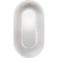 Nuura LED-vegglampe Sasi, høyde 29 cm, sølvfarget, metall