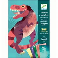Djeco Kreativt leker - Foliebilder - Jura - - OneSize - Kreativt leker