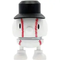 Hoptimist Baseball Small Bumble - White - - OneSize - Dekorasjon