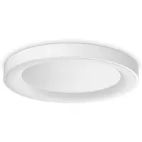 Ideal Lux taklampe Planet, hvit, Ø 60 cm, metall