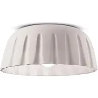FERROLUCE Taklampe Madame Gres i keramikk, høyde 17 cm, hvit