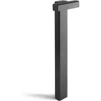 Faro Balic LED-sokkellampe, svart, aluminium, høyde 58 cm