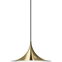 Gubi Semi pendellampe, Ø 30 cm, blank messing