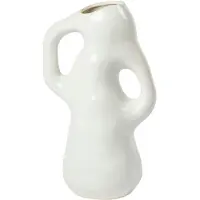 Fyrklövern Broste Copenhagen Isolde vase 21 x 35 cm, Hvit