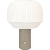 Northern bordlampe Tradition, tekstil, offwhite, E27