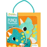 Clairefontaine DIY kreativt kit punch needle dino