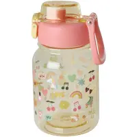 Rice Drikkeflaske - 700 ml - Unicorn Love - Rosa/Gul - - OneSize - Drikkeflaske